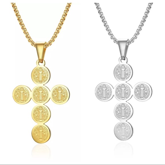 Jewelry - Christian Cross Pendant Chain Necklace